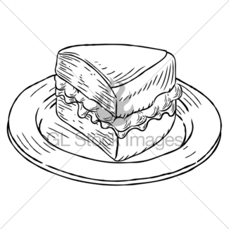325x325 Cup Of Tea And Cake Vintage Retro Style Gl Stock Images