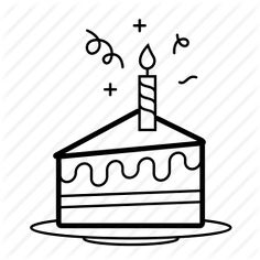236x236 Image Result For Birthday Cake Slice Drawing 3d Inspo