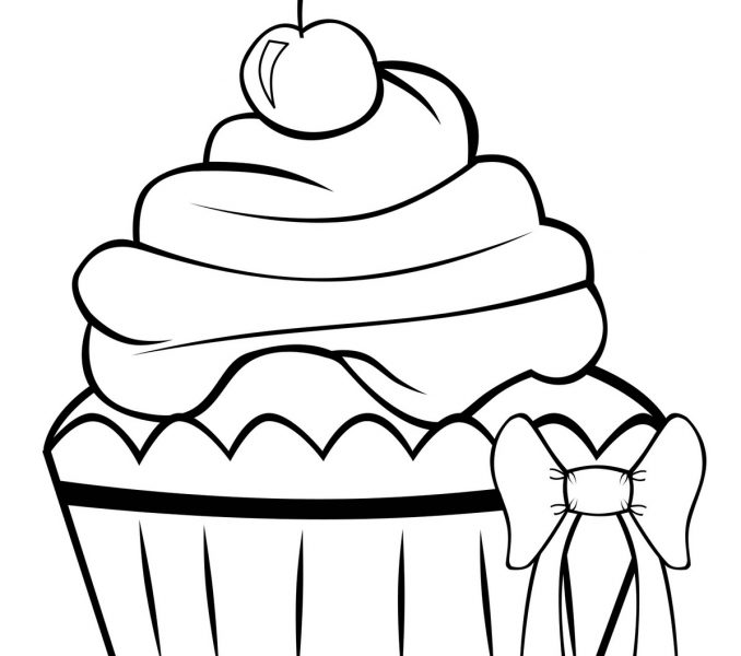 678x600 Cakes To Colour In Kids Coloring