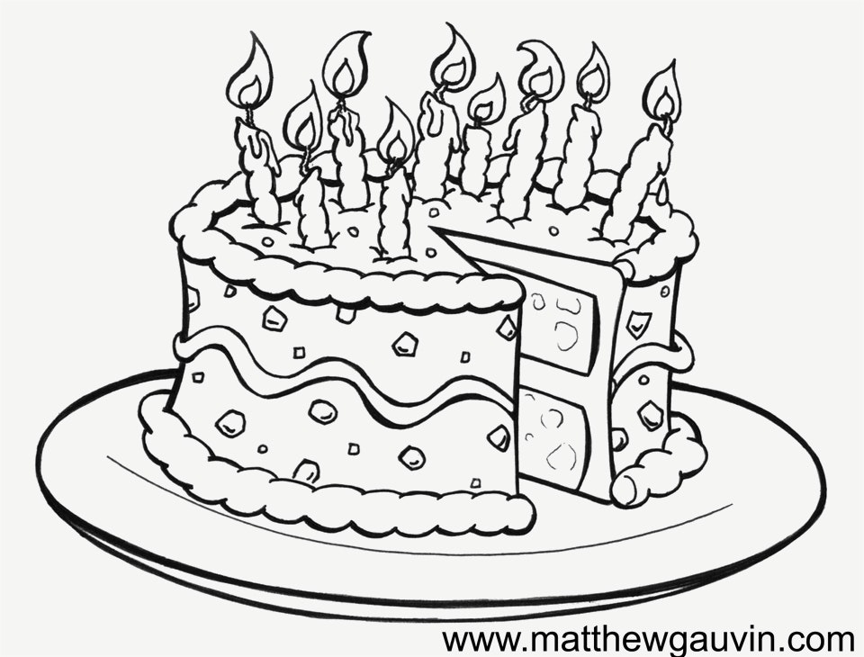 960x730 Great Pictures Of Birthday Cakes Drawings Drawn Cake Birthday Cake