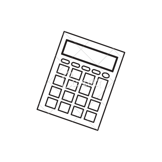 550x550 Calculator Math Device Icon
