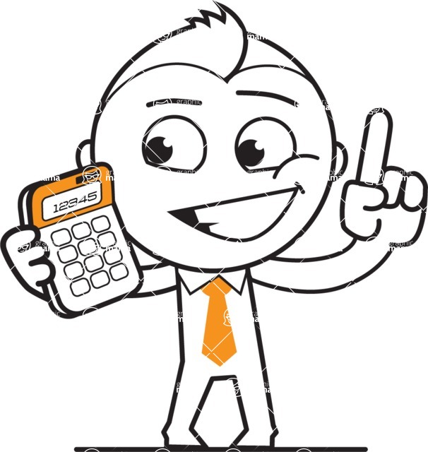606x640 Vector Business Guy Cartoon Character
