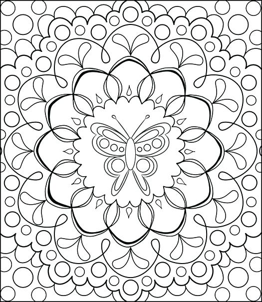 525x605 Fresh Free Coloring Pages Adult Download Detailed Printable
