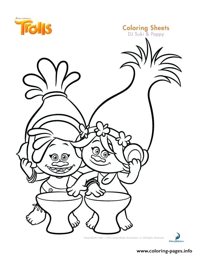 640x828 Poppy Coloring Sheet 95 In Addition To Poppy Coloring Page Poppy