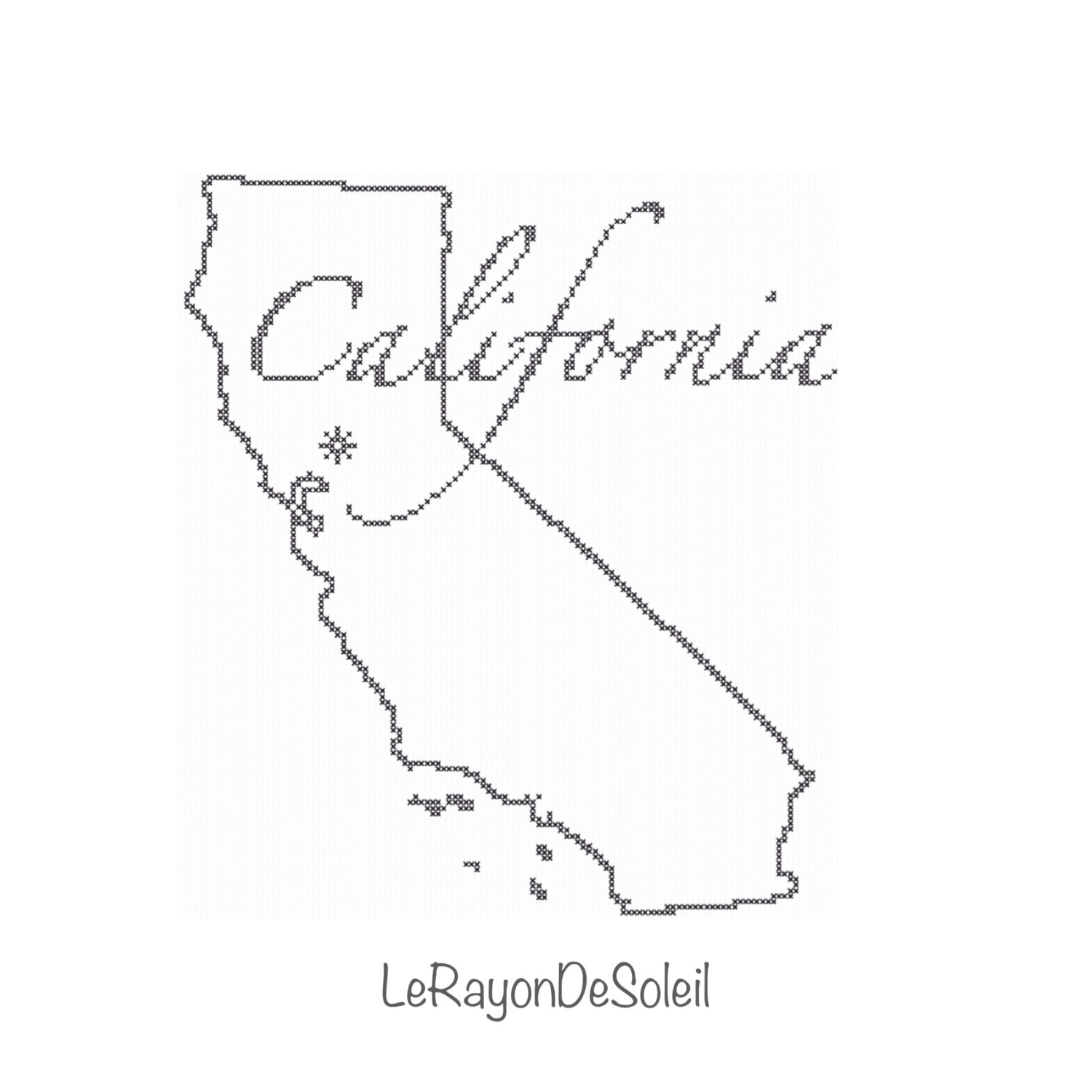 1500x1500 California Svg