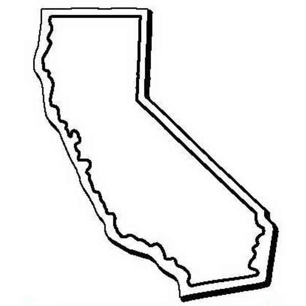 600x600 26 Images Of Template For California State Shape Of State