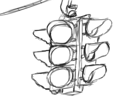 500x407 Mouseandcat Daily Drawing Traffic