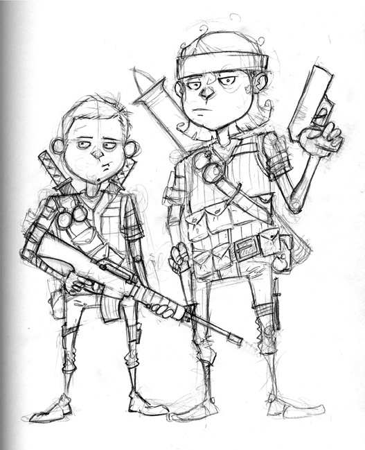 527x649 Call Of Duty Kid Ops Phillip Rauschkolb Art