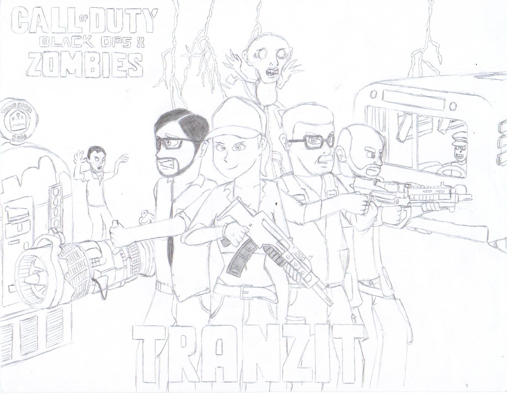 1640x1276 Cod Black Ops 2 Zombies Coloring Pages Black Ops Zombies Coloring