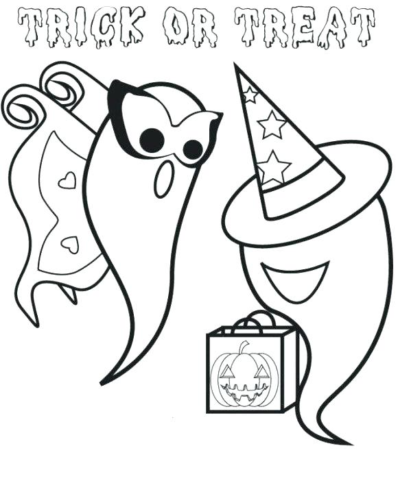 580x702 Ghosts Coloring Pages