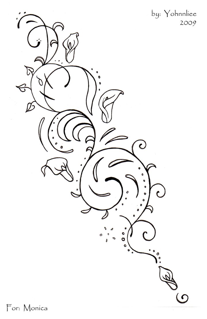 721x1108 Calla Lily Tattoo 2 Of 2 By Yohnnilee