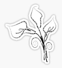 210x230 Calla Lily Stickers Redbubble