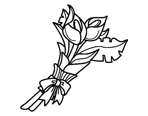 600x470 Bunch Of Calla Lily Coloring Page