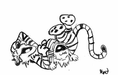 400x255 Calvin And Hobbes Sketch By Oozsinfered