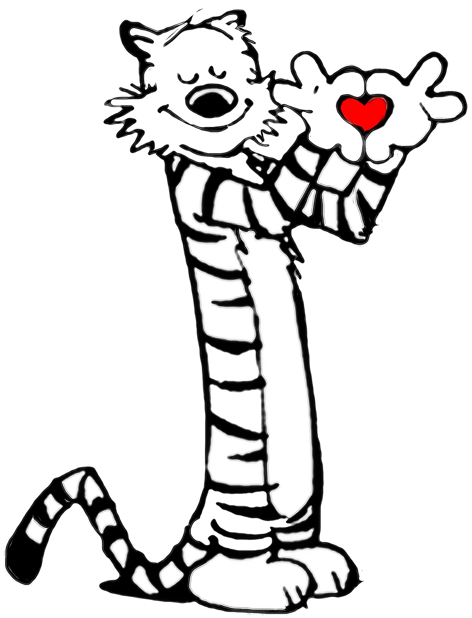 1600x2095 Calvin And Hobbes Drawing This One Is Probably The One I Will Go