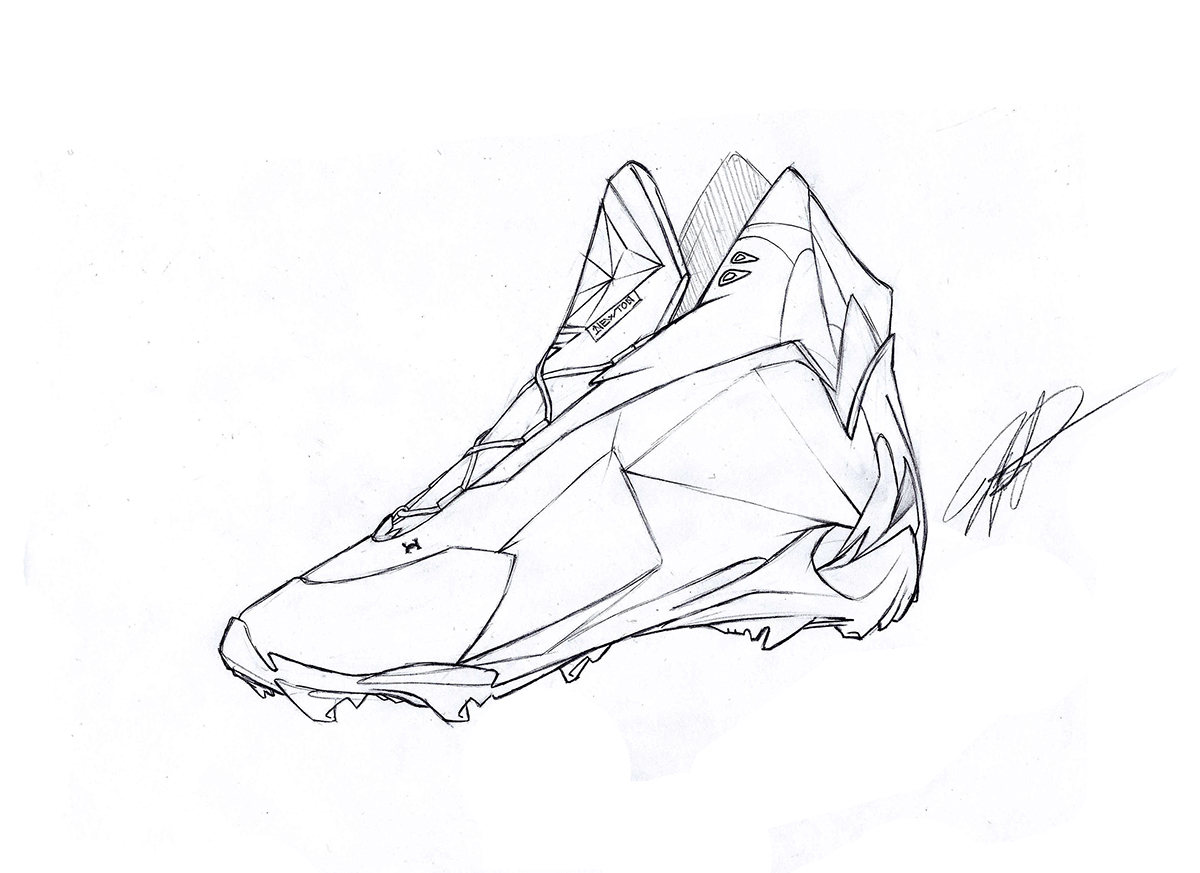 1200x873 Under Armour Cam Newton One X Football Cleate On Behance