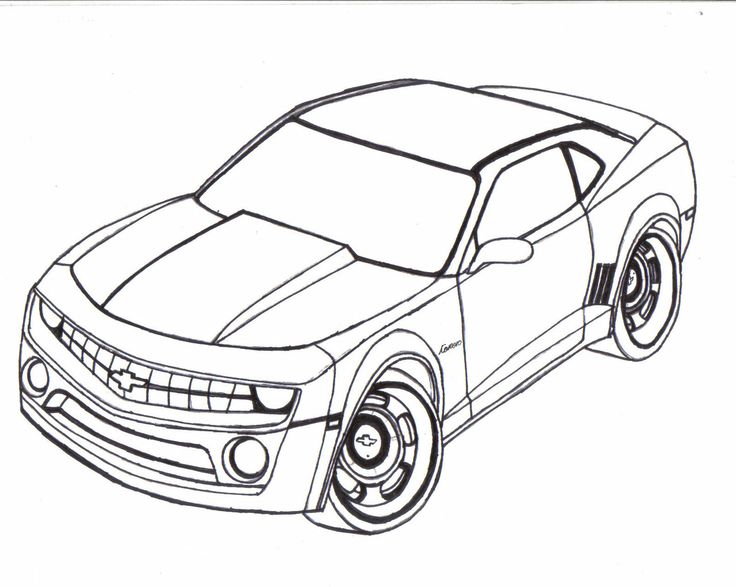 736x587 Chevy Cars Camaro 69 Coloring Pages