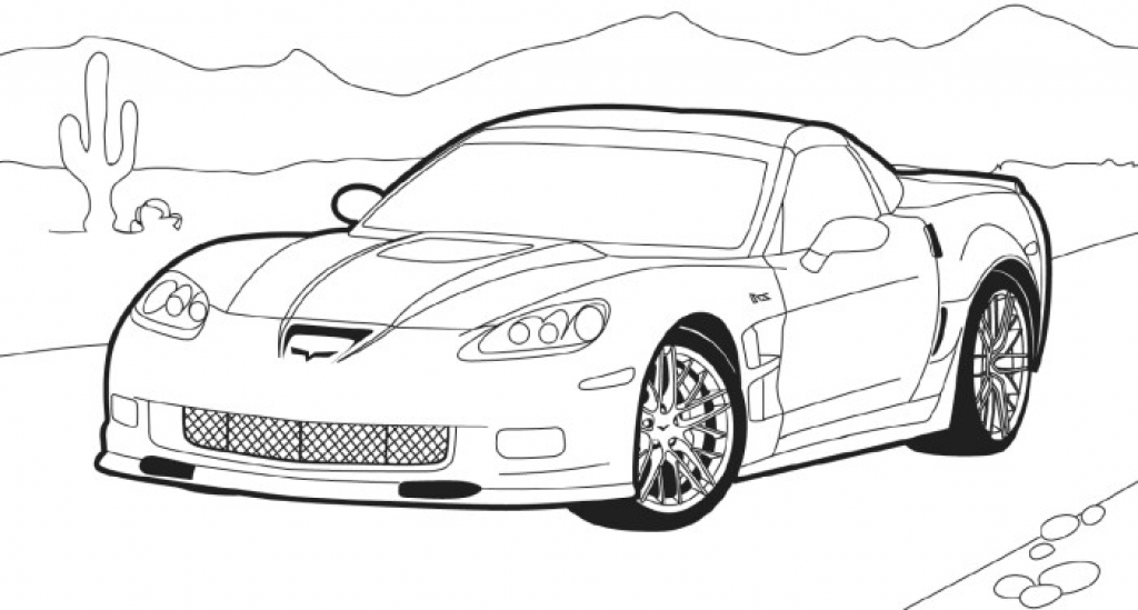 1024x549 Fantastic Chevrolet Camaro Coloring Pages Ideas