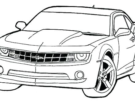 Camaro Outline Drawing at GetDrawings | Free download