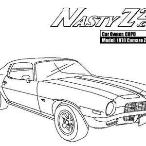 300x300 Chevrolet Camaro Cars Evolutions Coloring Pages Best Place To Color