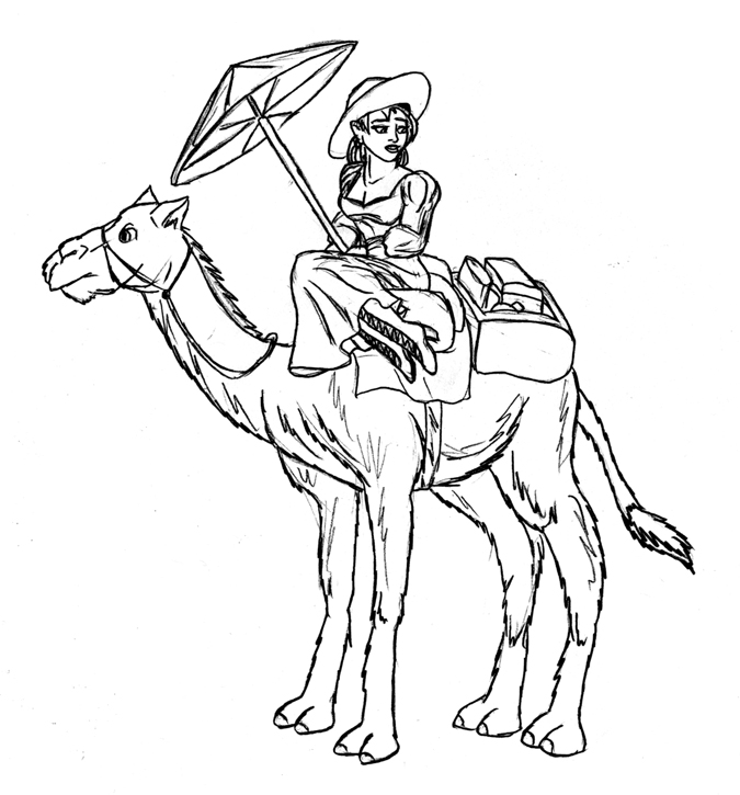 675x725 Pulp Sketch Camel By Archicrash