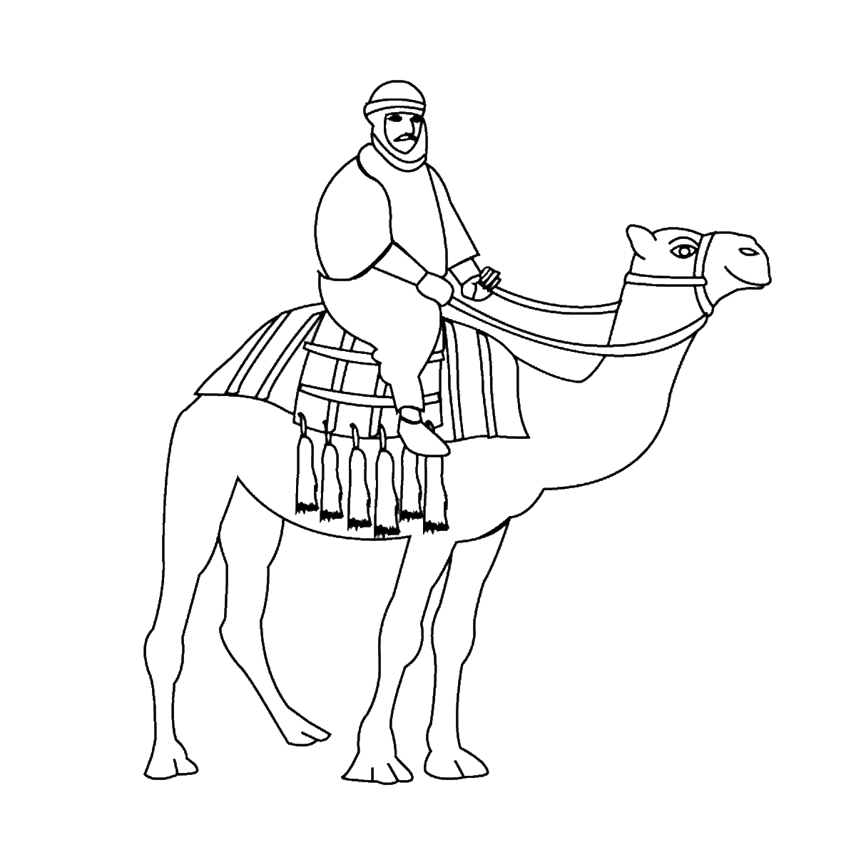 1200x1198 Camel Coloring Pages