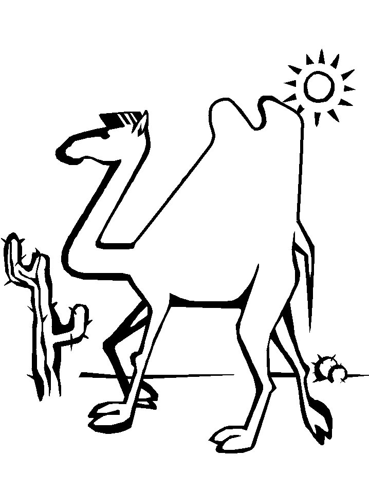 718x957 Kids N 15 Coloring Pages Of Camels