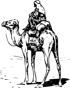 237x298 Person Riding Camel Clip Art