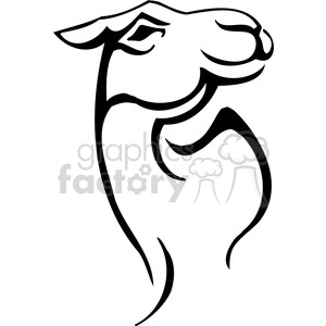 300x300 Royalty Free Wild Camel 075 385437 Vector Clip Art Image