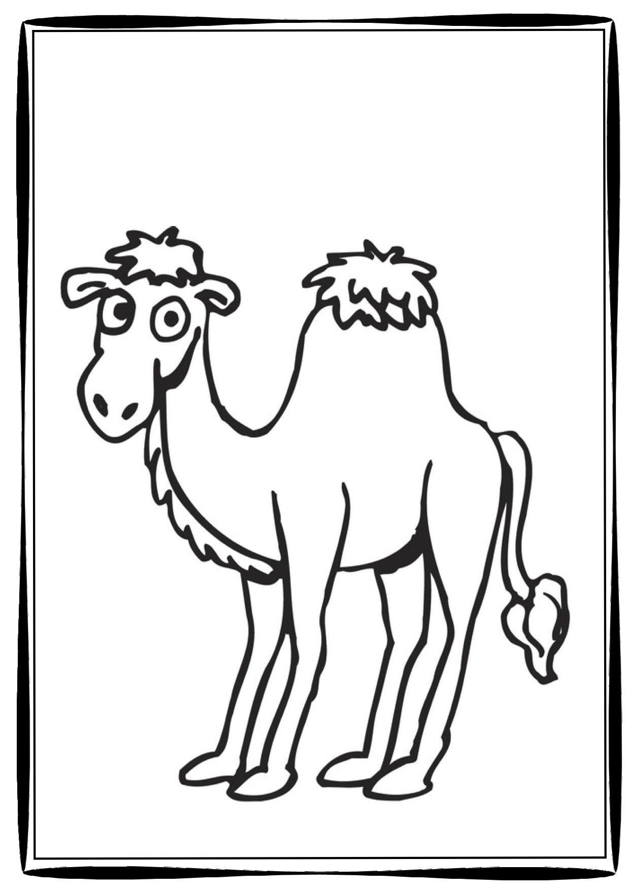 1239x1754 Six Camel Coloring Pages For The Classroom