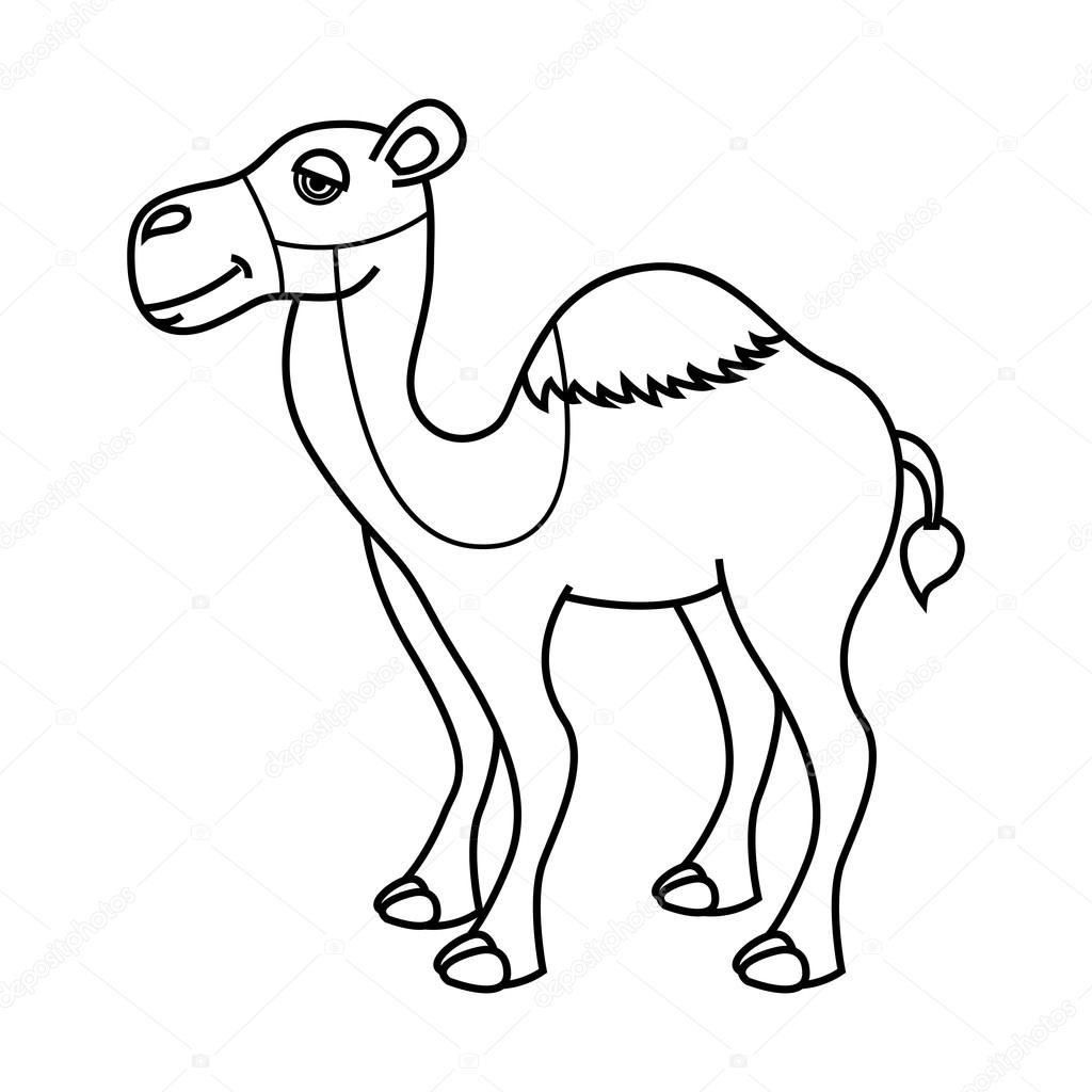 1024x1024 Camel Desert Isolated Icon Design Stock Vector Yupiramos
