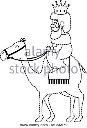 300x439 Camel Caravan In Desert Cartoon Vector Stock Vector Art