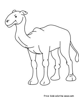 308x377 Drawn Camel Baby Camel