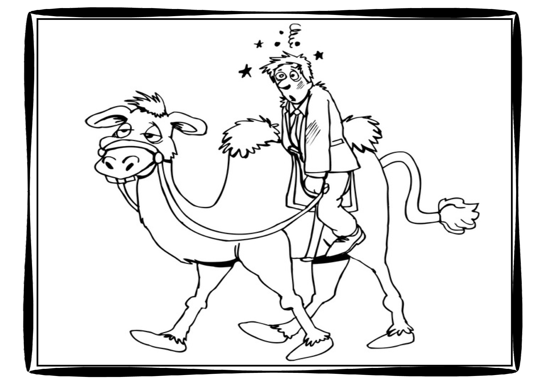 1754x1239 Six Camel Coloring Pages For The Classroom