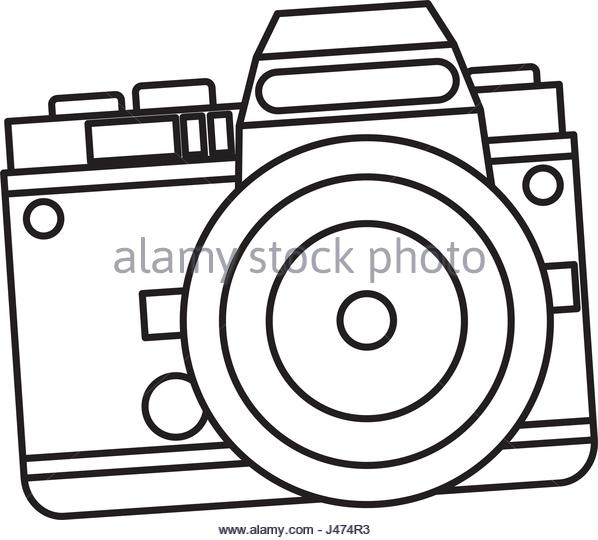 598x540 Camera Line Drawing Stock Photos Amp Camera Line Drawing Stock