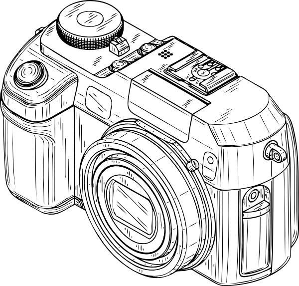 600x573 Digital Camera Clip Art Free Vector In Open Office Drawing Svg