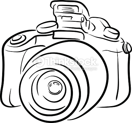 Camera Outline Drawing at GetDrawings | Free download