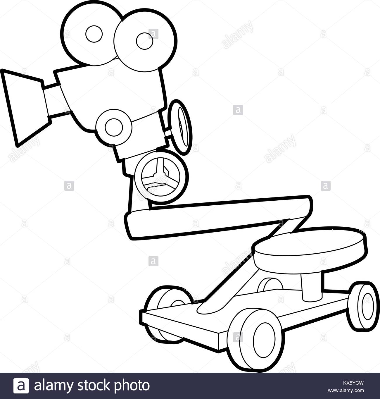 1300x1364 Camera Up Icon, Outline Style Stock Vector Art Amp Illustration