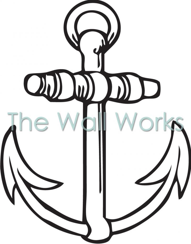 800x1021 Drawing Simple Anchor Tattoo Drawings As Well As Simple Anchor