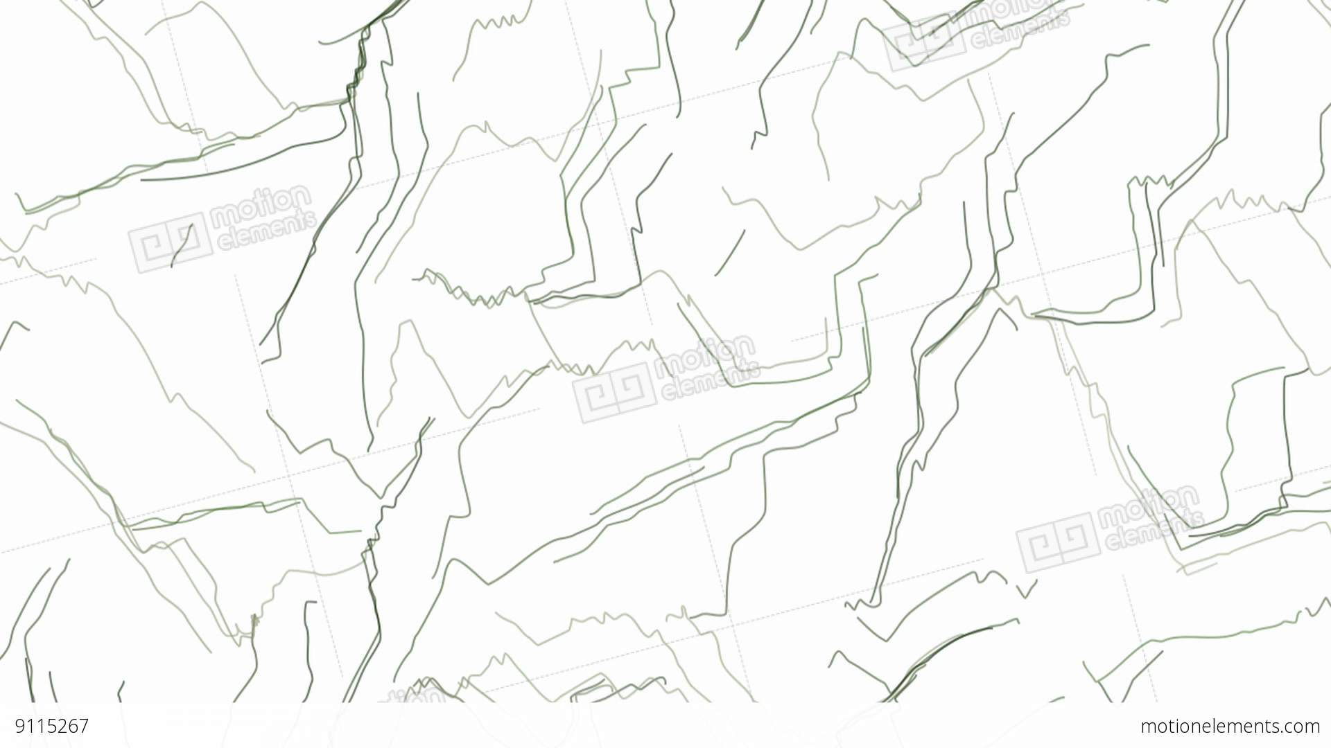 1920x1080 Hand Drawn Green Camouflage Background Stock Animation 9115267