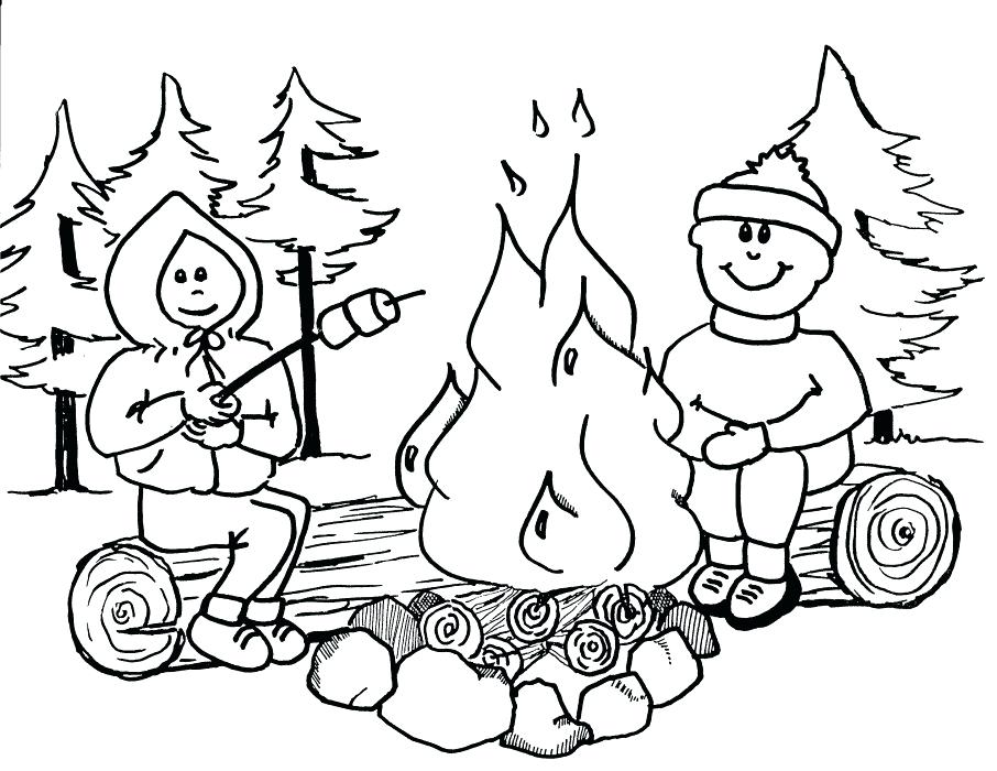 906x700 Summer Camp Coloring Pages Summer Camp Coloring Pictures Convobox.co