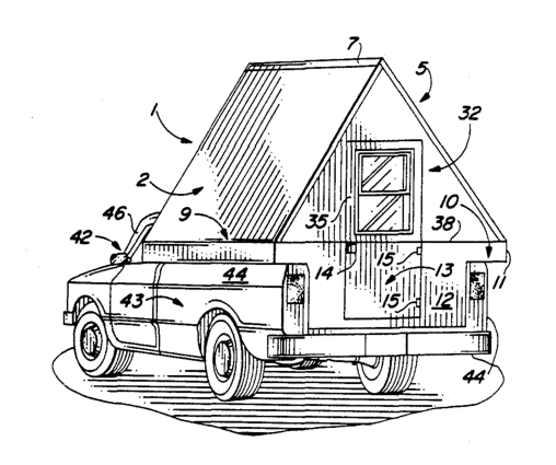508x425 Starling Travel A Frame Camper For Pickup Trucks
