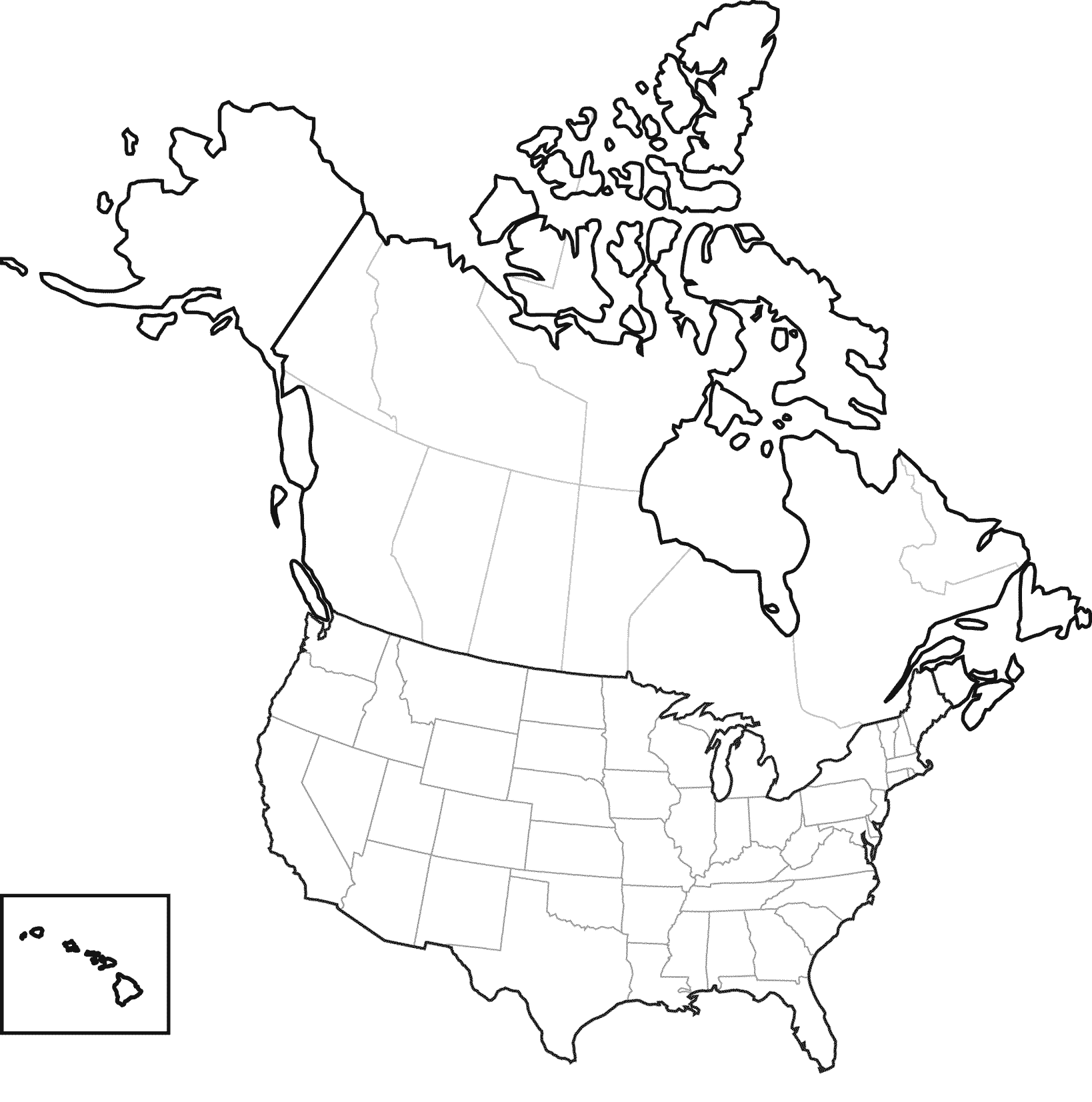 1638x1653 Map Of Us And Canada With Major Cities Archives