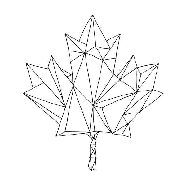 600x600 Canadian Maple Leaf Colouring Page By Donald Lee Color Therapy