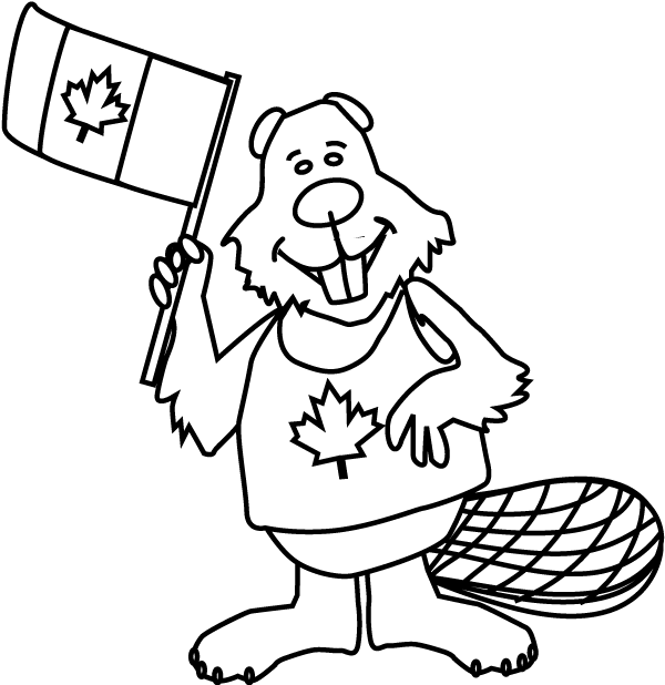 600x618 Top 60 Canada Day Coloring Pages