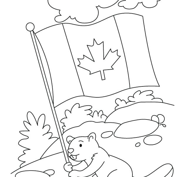630x600 Canada Coloring Pages