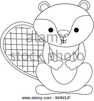 300x323 Cute Beaver Animal Wildlife Stock Vector Art Amp Illustration