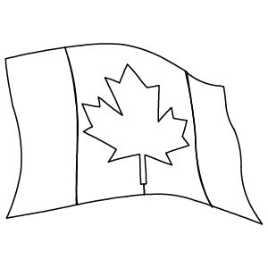 Canadian Flag Silhouette at GetDrawings | Free download