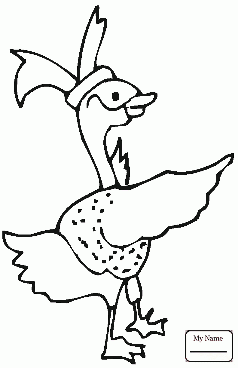 792x1224 Coloring Pages For Kids Birds Canada Goose In Flight