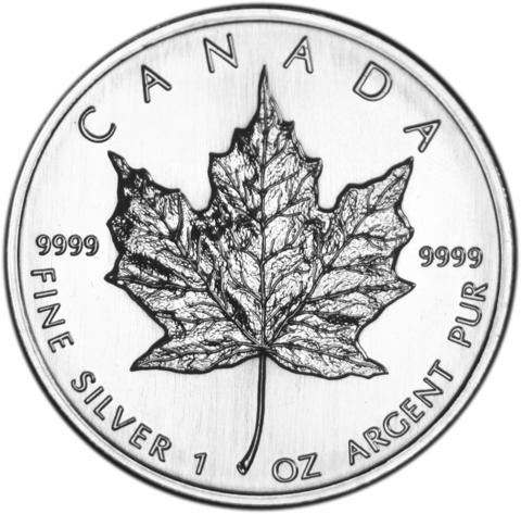 480x473 Canadian Silver Maple Leaf Mount Vernon Coin
